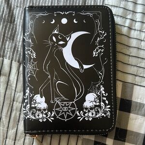 Black and White Cat Design Wallet